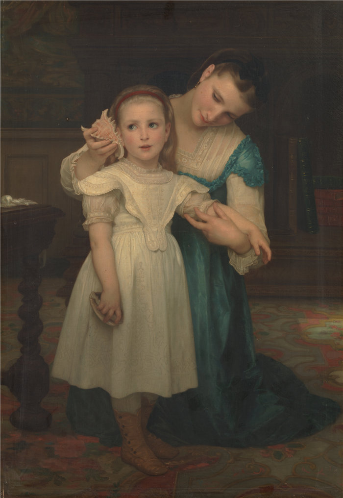 法国画家威廉·阿道夫·布格罗（William Adolphe Bouguereau)油画-室内 (1840-1905)