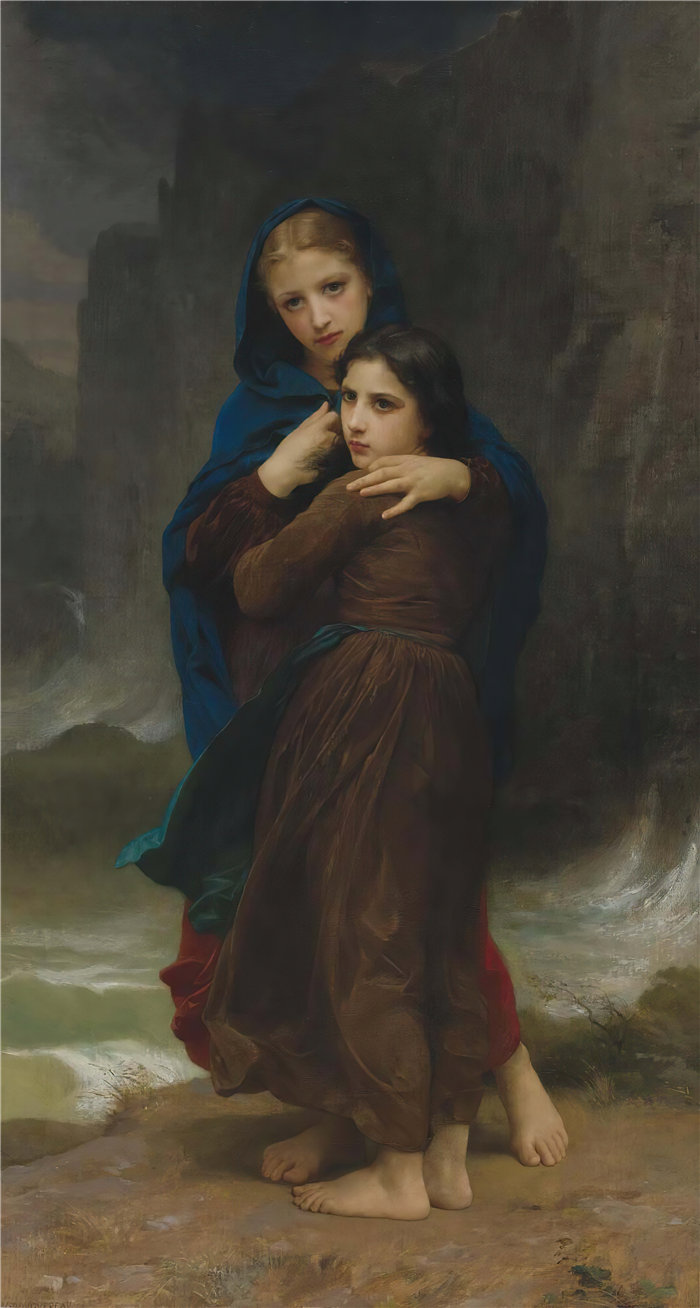 法国画家威廉·阿道夫·布格罗(William Adolphe Bouguereau)油画作品