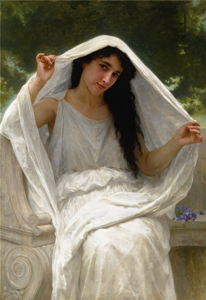 法国画家威廉·阿道夫·布格罗(William Adolphe Bouguereau)油画-勒瓦勒 (1898)