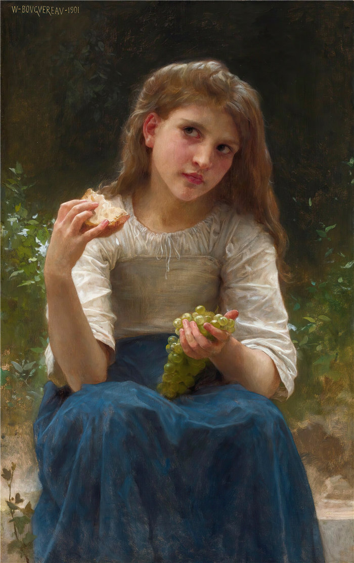 法国画家威廉·阿道夫·布格罗(William Adolphe Bouguereau)-勒古特 (1901)油画