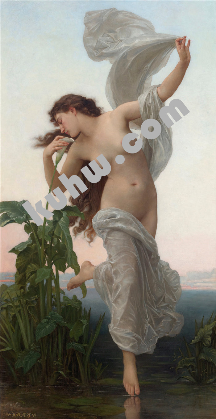 法国画家威廉·阿道夫·布格罗（William Adolphe Bouguereau)-极光油画