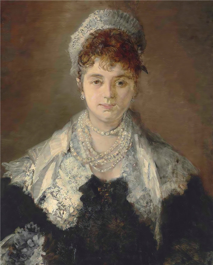 汉斯·马卡特 (Hans Makart，奥地利画家)-女士的肖像
