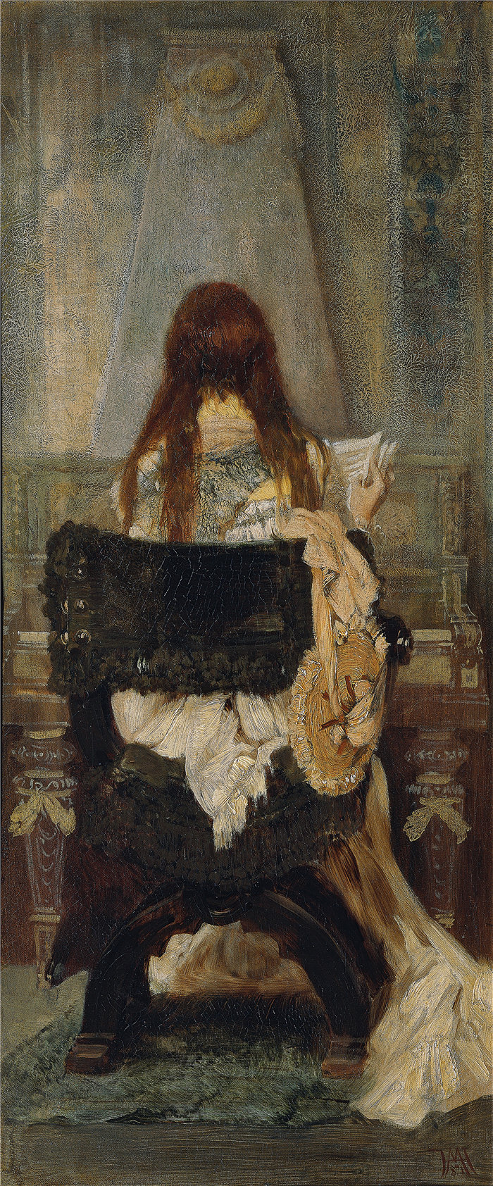 汉斯·马卡特 (Hans Makart，奥地利画家)-斯内特夫人 (1871)