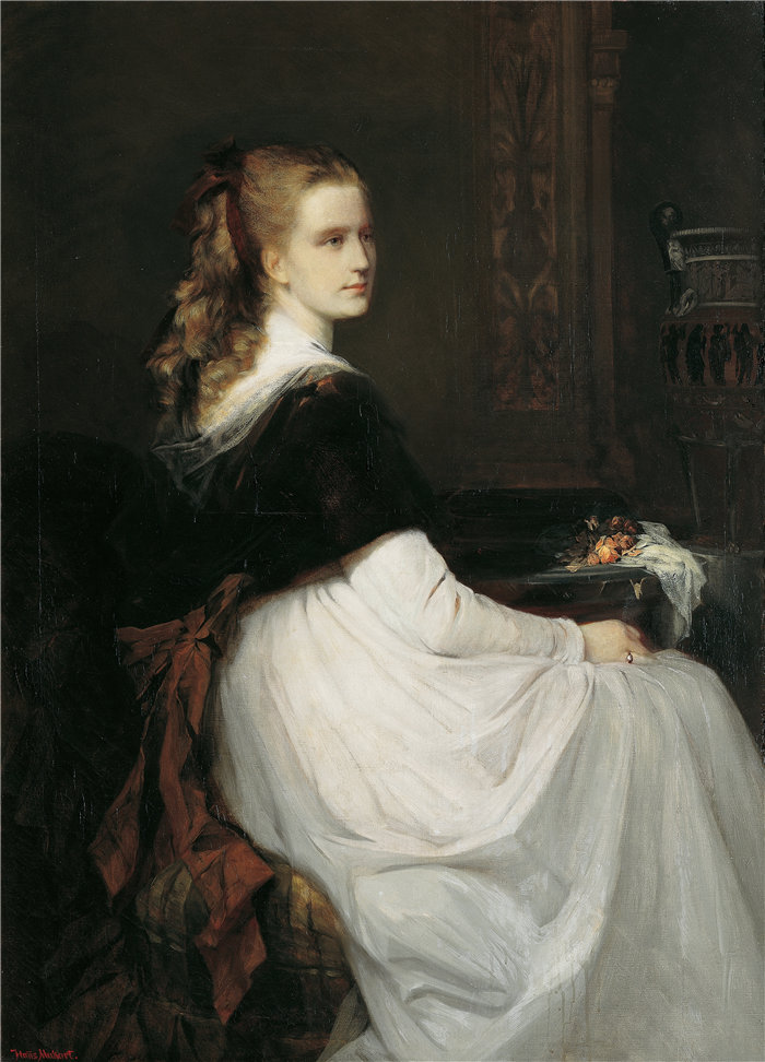汉斯·马卡特 (Hans Makart，奥地利画家)-Eugenie Scheuffelen 的肖像（1867 年）