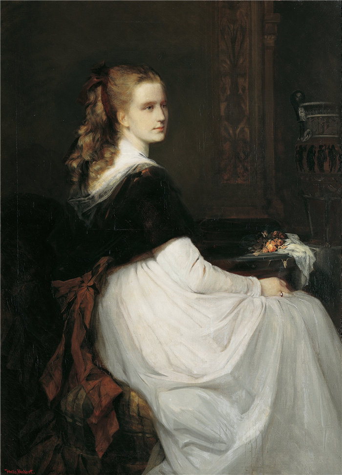 汉斯·马卡特 (Hans Makart,奥地利画家)-Eugenie Scheuffelen 的肖像(1867 年)