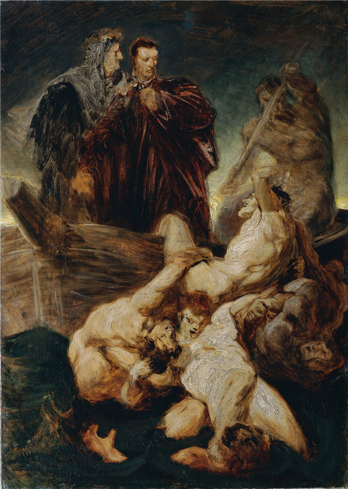 汉斯·马卡特 (Hans Makart，奥地利画家)-地狱中的但丁和维吉尔（1863-1865）