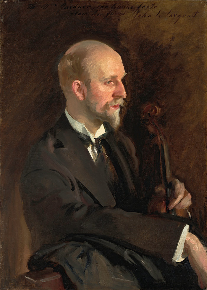 约翰·辛格·萨金特 (John Singer Sargent,美国画家)作品-查尔斯·马丁·洛弗勒 (1903)