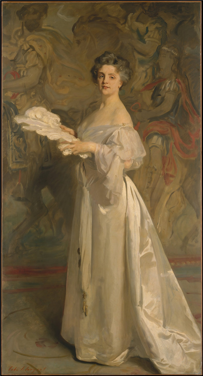 约翰·辛格·萨金特 (John Singer Sargent，美国画家)作品-艾达·雷汉（1894 年至 1895 年）