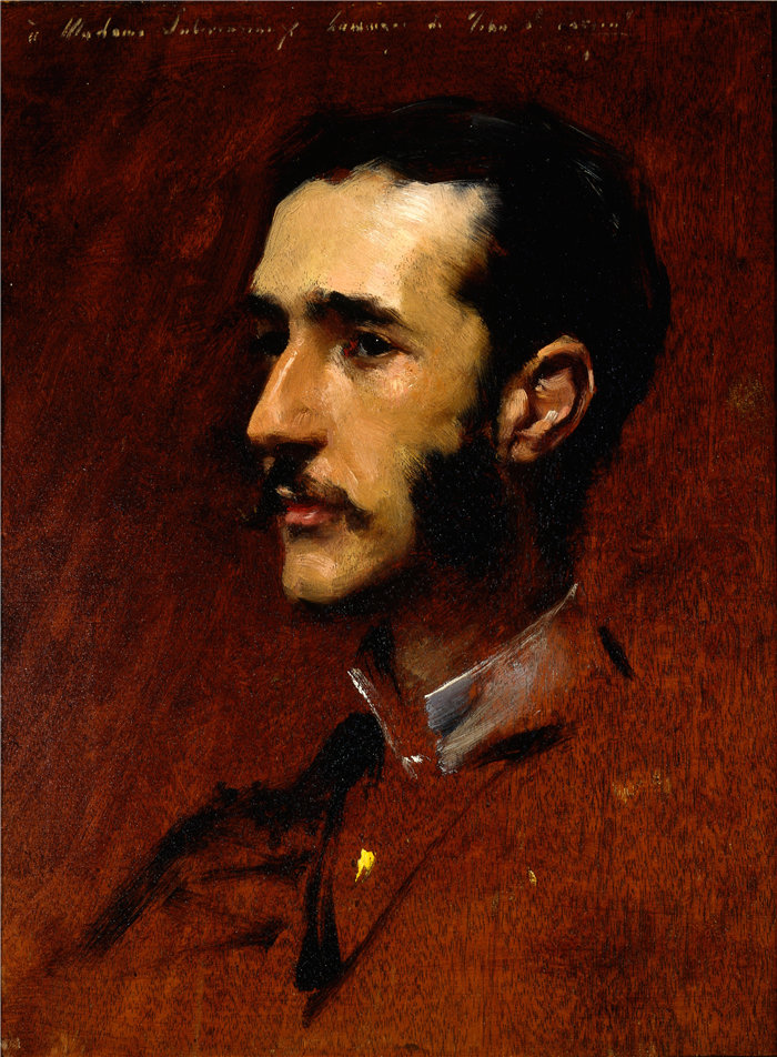 约翰·辛格·萨金特 (John Singer Sargent，美国画家)作品-Ramon Subercaseaux (c.1880)