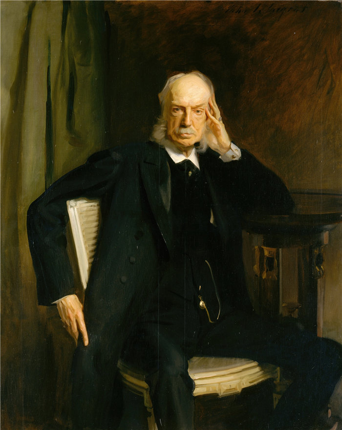约翰·辛格·萨金特 (John Singer Sargent，美国画家)作品-Henry G. Marquand (1897)