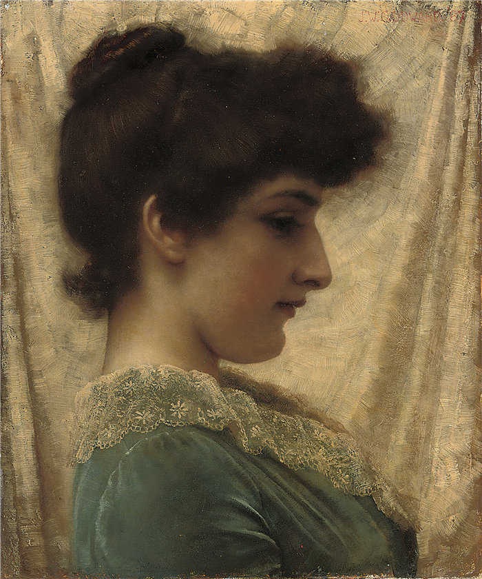 约翰·威廉·戈德沃德(John William Godward,英国画家)- 朵拉 1887