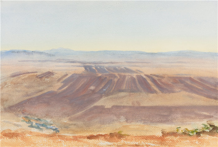 约翰·辛格·萨金特 (John Singer Sargent,美国画家)作品-拿撒勒平原