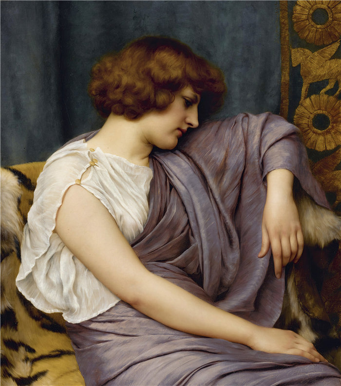 约翰·威廉·戈德沃德（John William Godward，英国画家）- 布里塞斯 (1896)