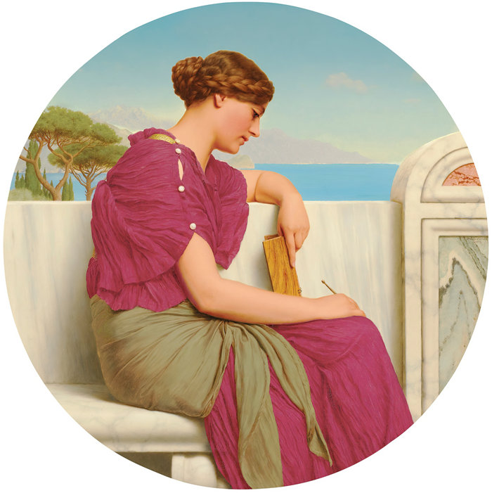 约翰·威廉·戈德沃德（John William Godward，英国画家）- 答案 (1917)