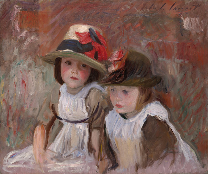 约翰·辛格·萨金特 (John Singer Sargent，美国画家)作品-乡村儿童 (1890)