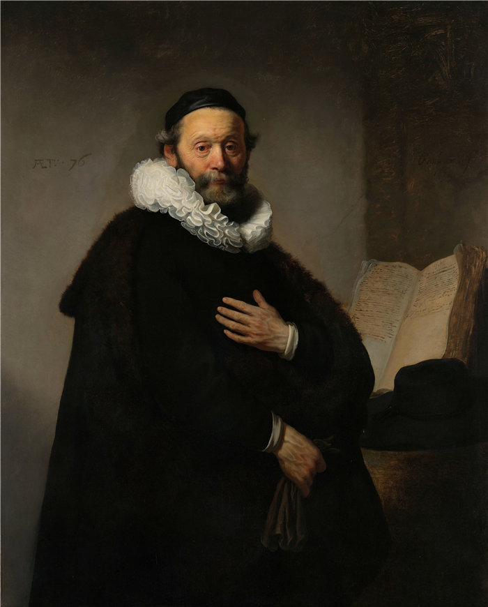 伦勃朗·范·瑞恩  (Rembrandt van Rijn，荷兰 ) 作品 - 约翰内斯·文博加尔特 (1633)