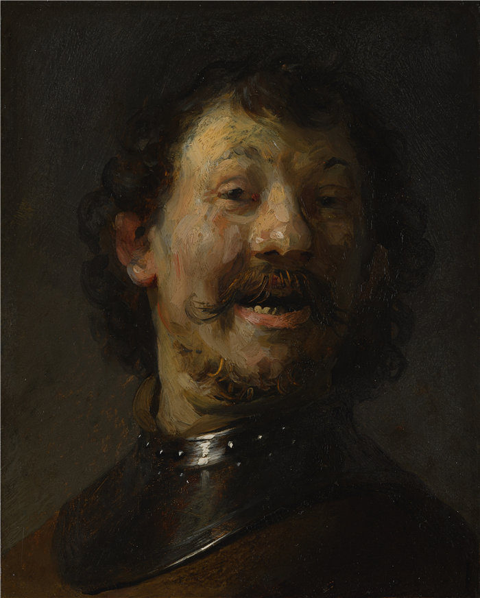 伦勃朗·范·瑞恩  (Rembrandt van Rijn) 作品 - 爱笑的人（1629 - 1630）