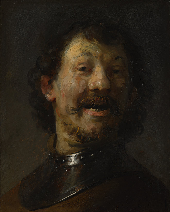伦勃朗·范·瑞恩 (Rembrandt van Rijn) 作品 - 爱笑的人(1629 - 1630)