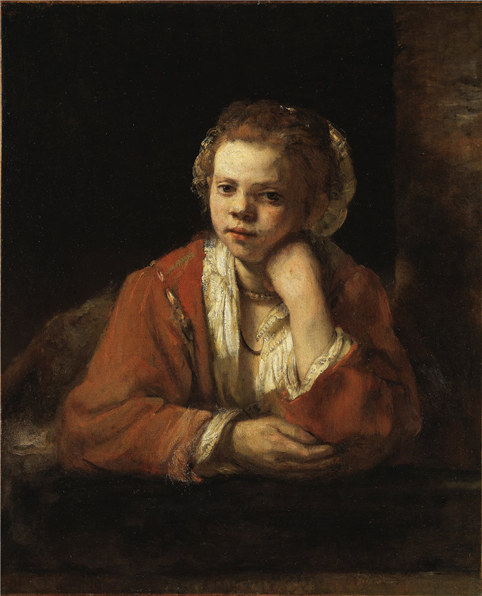 伦勃朗·范·瑞恩  (Rembrandt van Rijn，荷兰 ) 作品 - 厨房女仆 (1651)