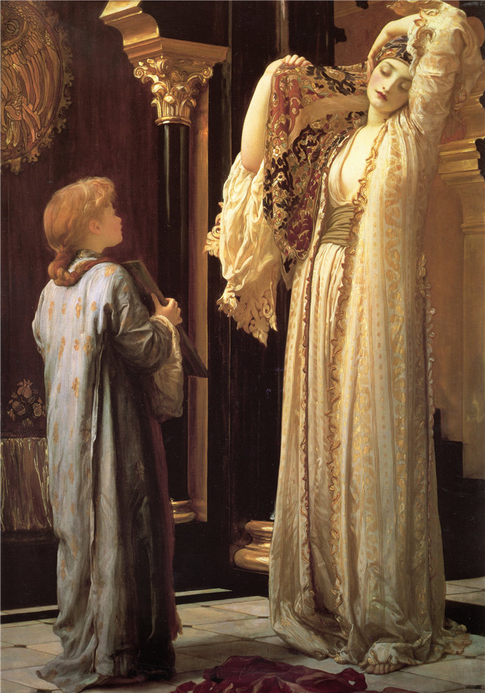弗雷德里克·莱顿(Frederick Leighton)作品 - 后宫之光（约 1880 年）