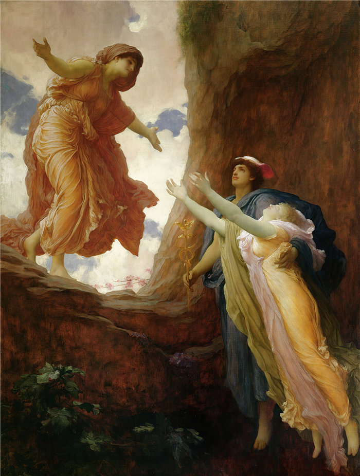 弗雷德里克·莱顿(Frederick Leighton)作品 - 珀耳塞福涅的回归 (1891)