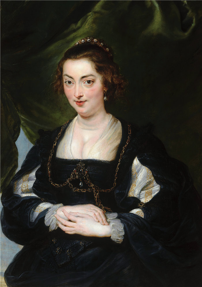 彼得·保罗·鲁本斯( Peter Paul Rubens)作品-年轻女子肖像(约 1620 - 1630 年)