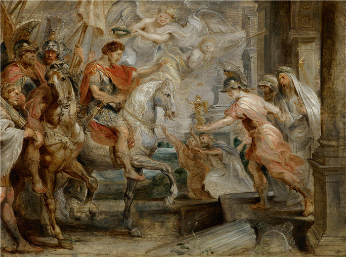 彼得·保罗·鲁本斯（ Peter Paul Rubens）作品-君士坦丁凯旋进入罗马（1621 年）