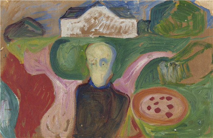 爱德华·蒙克（Edvard Munch）作品 - 公园里的地主 (1903)