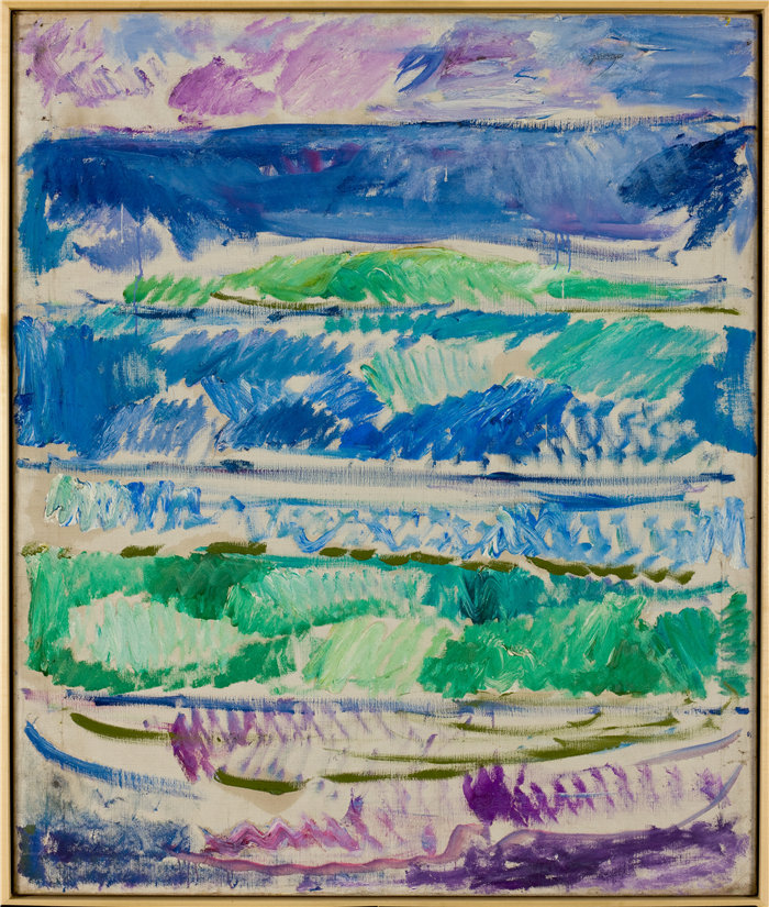 爱德华·蒙克（Edvard Munch）作品 - 波浪 (1908)