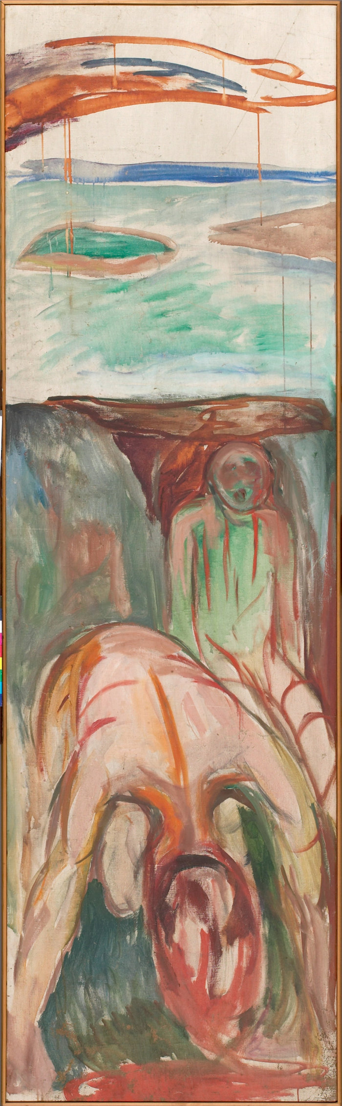 爱德华·蒙克（Edvard Munch）作品 - 风暴; 右中部 (1926–27)