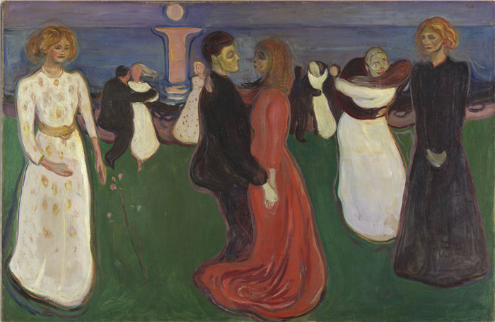 爱德华·蒙克（Edvard Munch）作品 - 生命之舞（1899-1900）