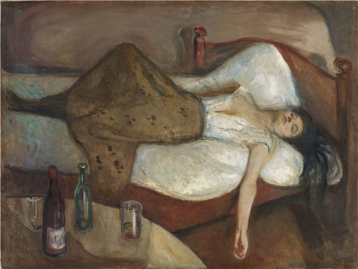 爱德华·蒙克（Edvard Munch）作品 - 之后的日子 (1894)