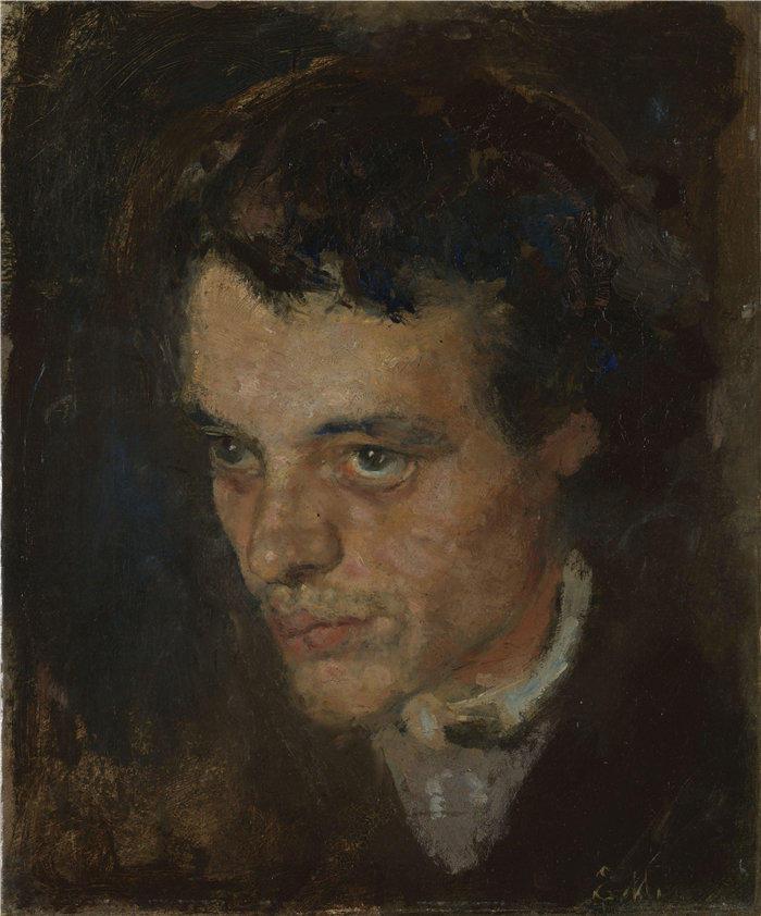 爱德华·蒙克（Edvard Munch）作品 - 约根·索伦森 (1885)
