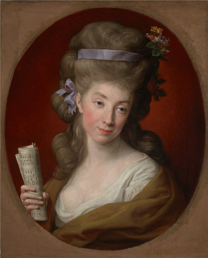 蓬佩奥·巴托尼 (Pompeo Girolamo Batoni,意大利) 作品-Izabela née Lubomirska 的肖像,Ignacy Potocki 的妻子 (1755–1783) (1