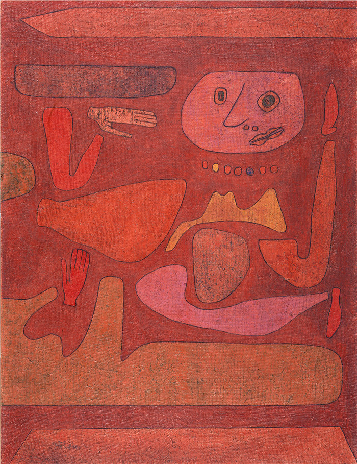 保罗・克利（Paul Klee，德国 ）作品-混乱之人 (1939)