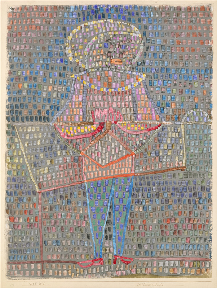 保罗・克利（Paul Klee，德国 ）作品-化装男孩 (1931)