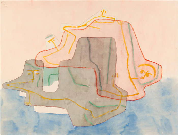 保罗・克利（Paul Klee，德国 ）作品-Mythos Einer Insel