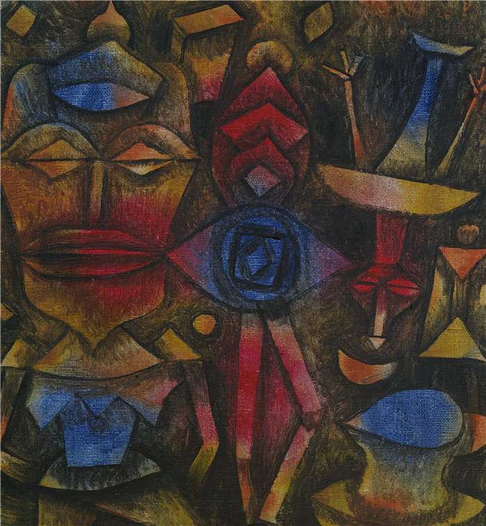 保罗・克利（Paul Klee，德国 ）作品-小雕像收藏 (1926)