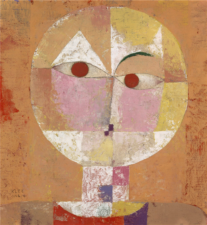 保罗・克利（Paul Klee，德国 ）作品-千里眼（即将衰老）（1922）