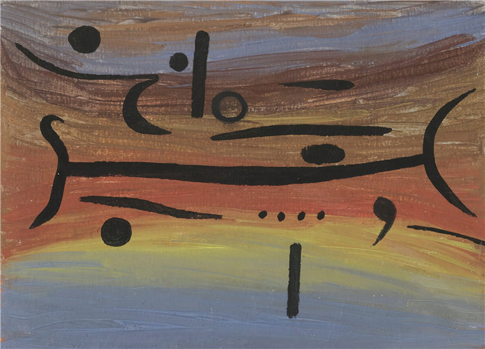 保罗・克利（Paul Klee，德国 ）作品-仪器 (1938)