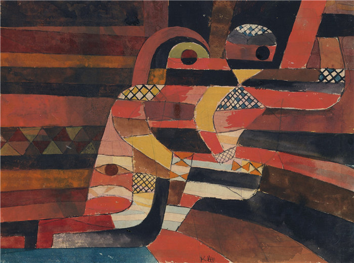 保罗・克利（Paul Klee，德国 ）作品-恋人 (1920)