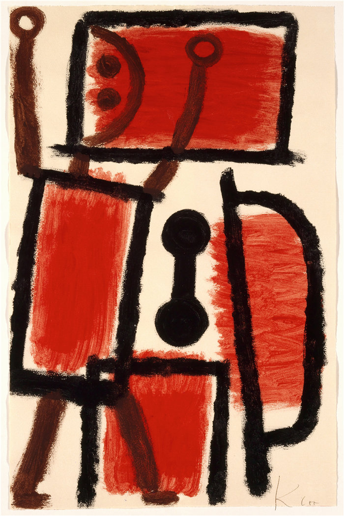 保罗・克利（Paul Klee，德国 ）作品-锁匠 (1940)