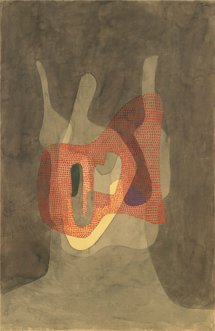 保罗・克利（Paul Klee，德国 ）作品-Schützerin (Protectress) (1932)