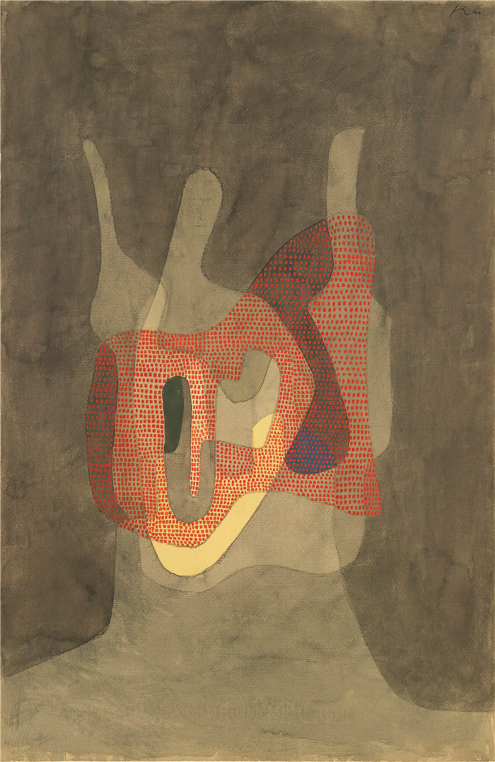 保罗・克利(Paul Klee,德国 )作品-Schützerin (Protectress) (1932)