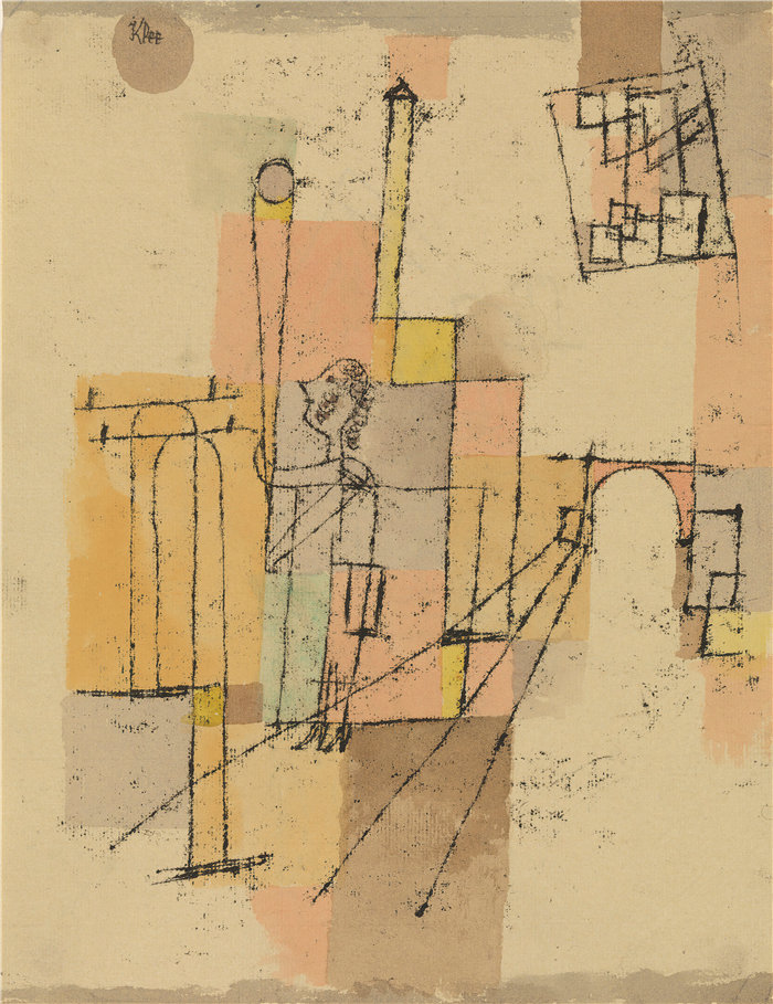 保罗・克利（Paul Klee，德国 ）作品-节前 (1920)