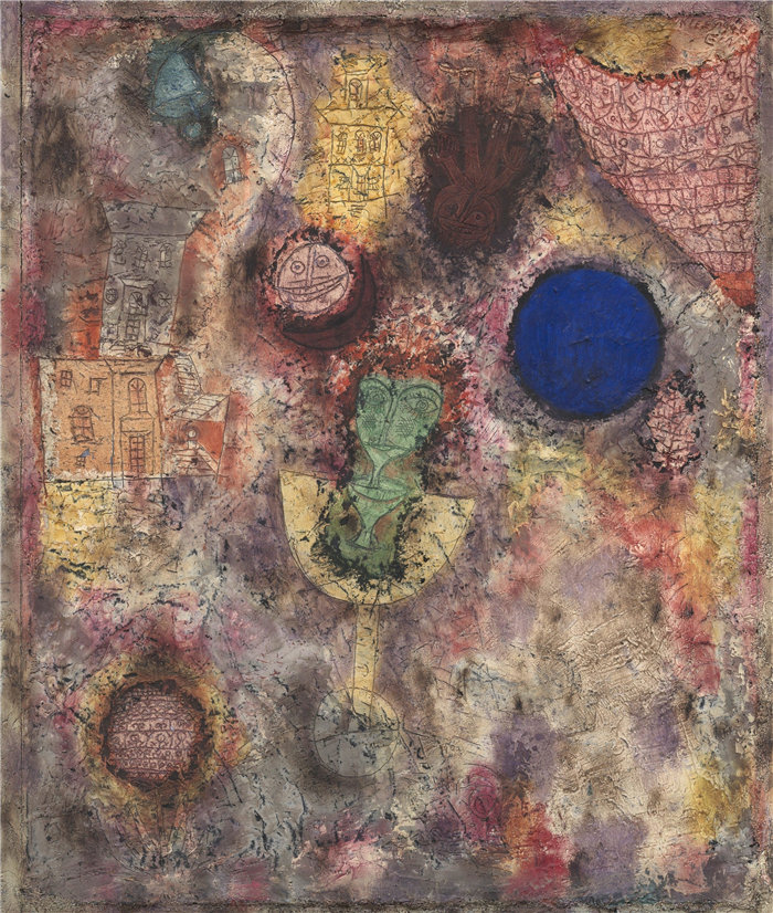保罗・克利（Paul Klee，德国 ）作品-魔法花园 (1926)