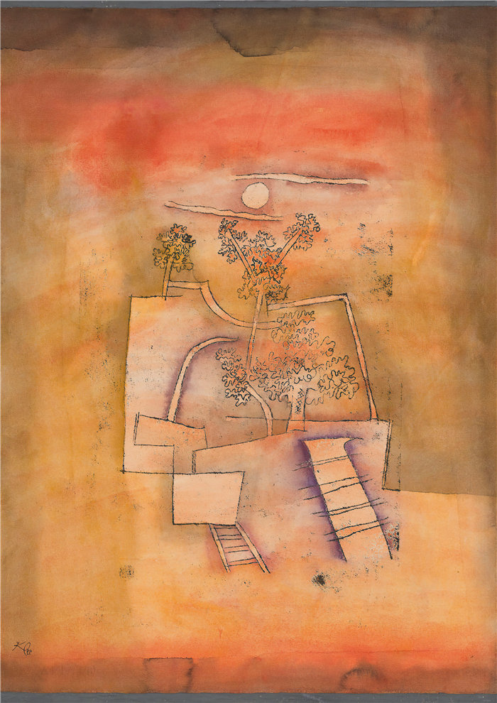 保罗・克利（Paul Klee，德国 ）作品-树文化 (1924)