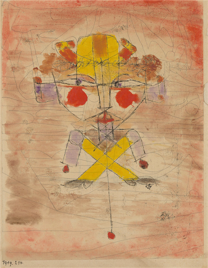 保罗・克利（Paul Klee，德国 ）作品-跳跃的杰克 (1927)