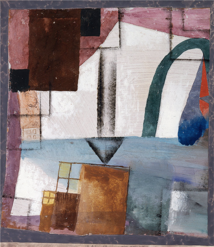 保罗・克利（Paul Klee，德国 ）作品-白色复活节 II (1924)