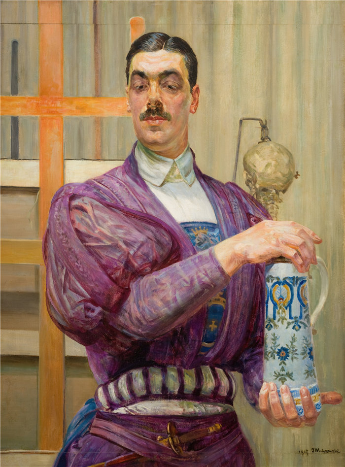 杰克·马尔切夫斯基(Jacek Malczewski，波兰画家)作品-年轻的波兰 (1917)